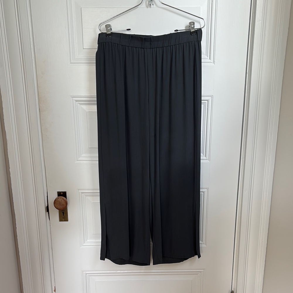 Eileen Fisher Gray Wide Leg Pants
